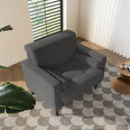 Fauteuil d'appoint en velours côtelé – Gris / Beige / Jaune / Vert / Bleu marine, à l'unité ou par lot de 2