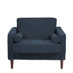 Fauteuil d'appoint en velours côtelé – Gris / Beige / Jaune / Vert / Bleu marine, à l'unité ou par lot de 2