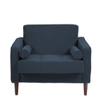 Fauteuil d'appoint en velours côtelé – Gris / Beige / Jaune / Vert / Bleu marine, à l'unité ou par lot de 2