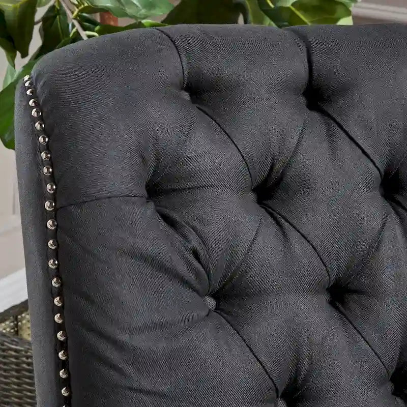 Fauteuil inclinable électrique en tissu capitonné – Capitonnage, Clous décoratifs, Monoplace, Multicolore