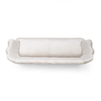 Canapé 3 places en velours coquillage glamour multicolore