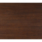 Bureau d'écriture en bois marron/blanc cassé vieilli avec 3 tiroirs