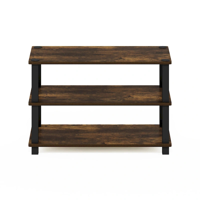 Étagère à chaussures 3 niveaux Amber Pine/Black – Jusqu'à 9 paires