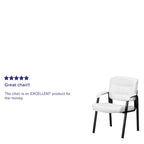 Fauteuil de bureau capitonné en similicuir avec accoudoirs rembourrés – Rouge / Blanc / Marron / Noir, 1 place