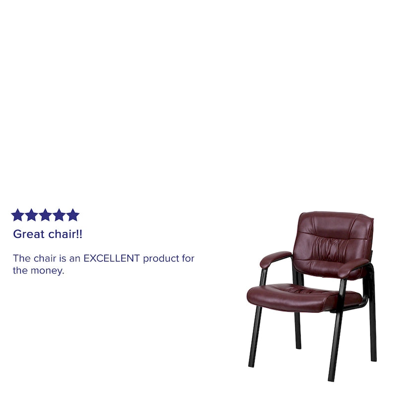 Fauteuil de bureau capitonné en similicuir avec accoudoirs rembourrés – Rouge / Blanc / Marron / Noir, 1 place