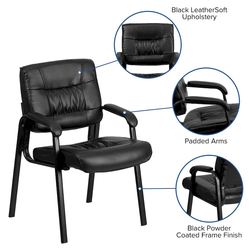 Fauteuil de bureau capitonné en similicuir avec accoudoirs rembourrés – Rouge / Blanc / Marron / Noir, 1 place