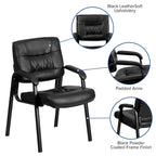Fauteuil de bureau capitonné en similicuir avec accoudoirs rembourrés – Rouge / Blanc / Marron / Noir, 1 place