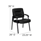 Fauteuil de bureau capitonné en similicuir avec accoudoirs rembourrés – Rouge / Blanc / Marron / Noir, 1 place