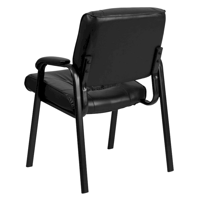 Fauteuil de bureau capitonné en similicuir avec accoudoirs rembourrés – Rouge / Blanc / Marron / Noir, 1 place