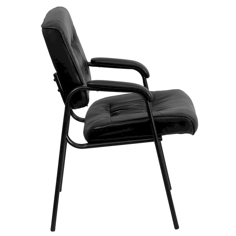 Fauteuil de bureau capitonné en similicuir avec accoudoirs rembourrés – Rouge / Blanc / Marron / Noir, 1 place