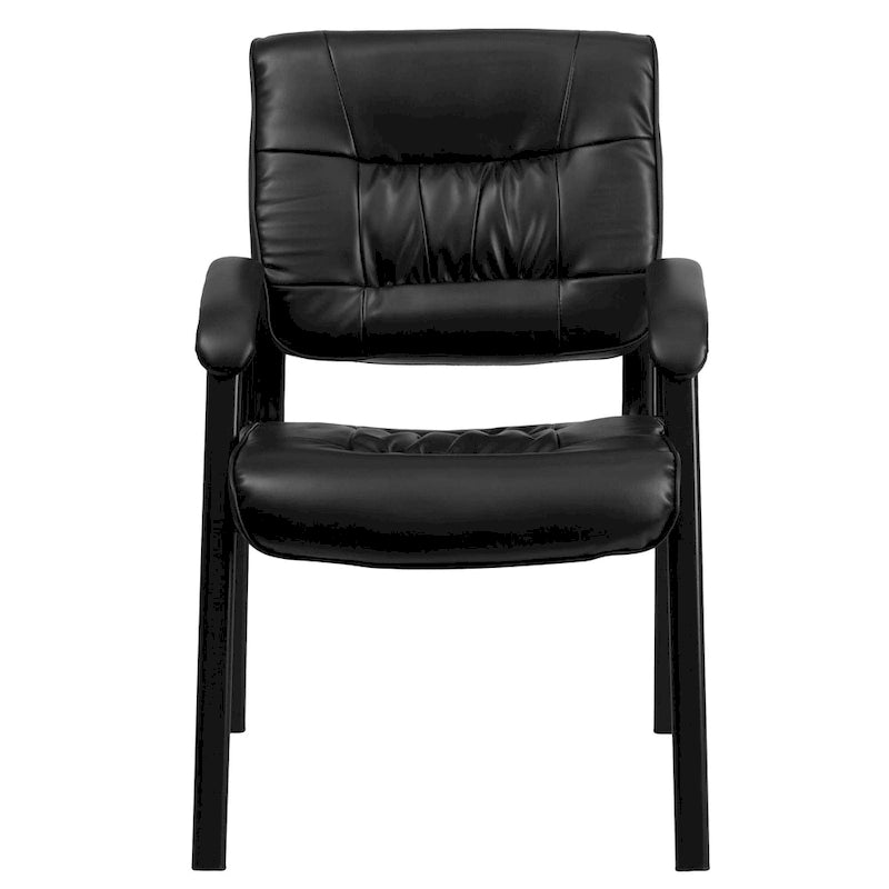 Fauteuil de bureau capitonné en similicuir avec accoudoirs rembourrés – Rouge / Blanc / Marron / Noir, 1 place