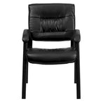 Fauteuil de bureau capitonné en similicuir avec accoudoirs rembourrés – Rouge / Blanc / Marron / Noir, 1 place