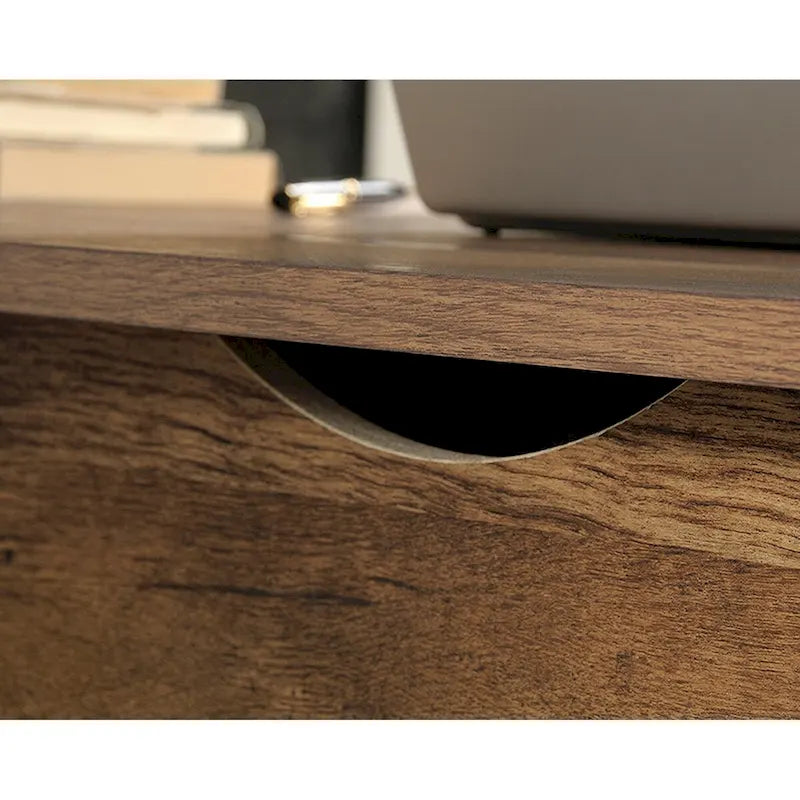 Bureau informatique individuel avec tiroirs – Chêne vintage / Chêne fendu / Cerisier sélectionné / Chêne éolien