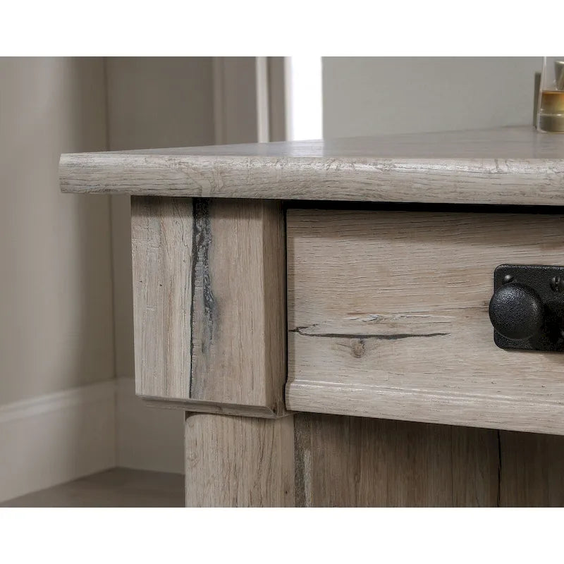 Bureau informatique individuel avec tiroirs – Chêne vintage / Chêne fendu / Cerisier sélectionné / Chêne éolien