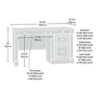 Bureau informatique individuel avec tiroirs – Chêne vintage / Chêne fendu / Cerisier sélectionné / Chêne éolien