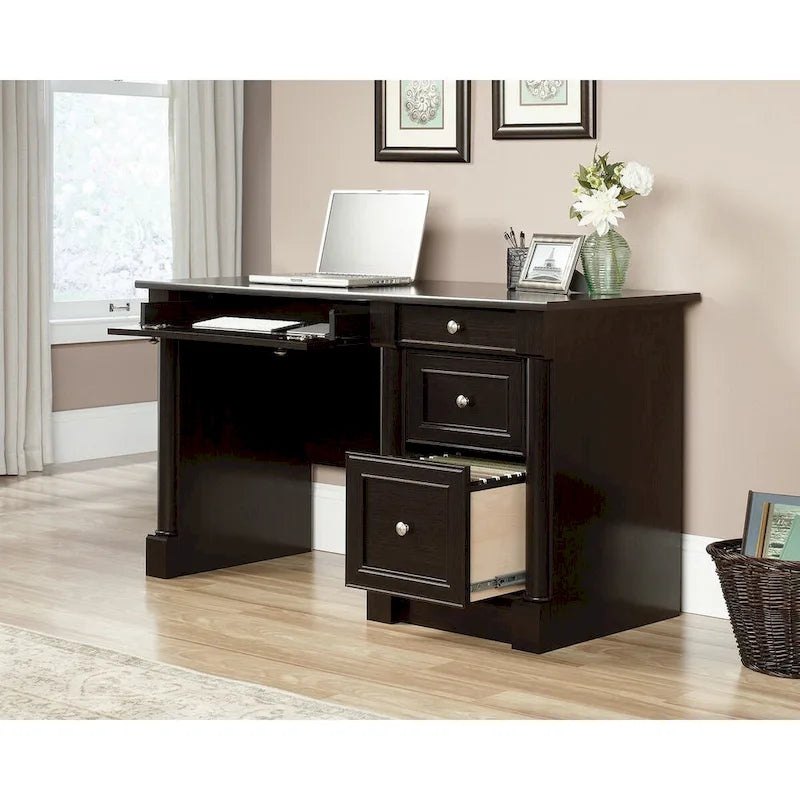 Bureau informatique individuel avec tiroirs – Chêne vintage / Chêne fendu / Cerisier sélectionné / Chêne éolien