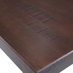 Table de salle à manger de ferme Sahara / Mahogany en pin massif, 6 places